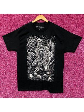 VampireFreaks Gas Mask Post-Apocalypse Graphic T-Shirt Large